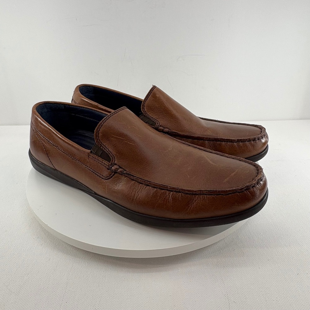 Cole Haan Mens Brown Leather Slip On Loafer Shoes Grand OS Size 8.5 M C26042